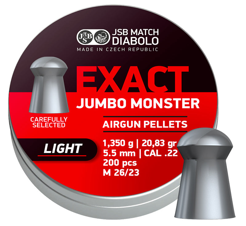 JSB Exact Jumbo Monster Light .22 5.5mm 20.83gr