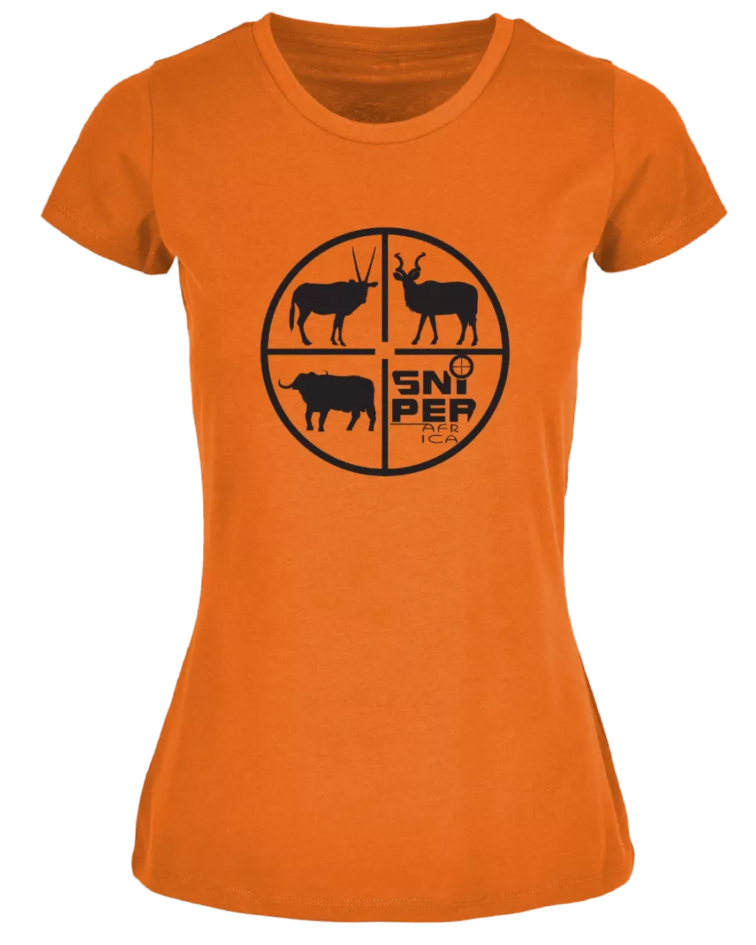 ORANGE LADIES RETICAL T-SHIRT