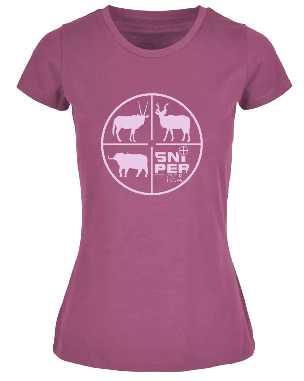 ROSE PINK LADIES RETICAL T-SHIRT