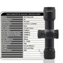 Load image into Gallery viewer, Discovery HT 6X24 AOE IR scope
