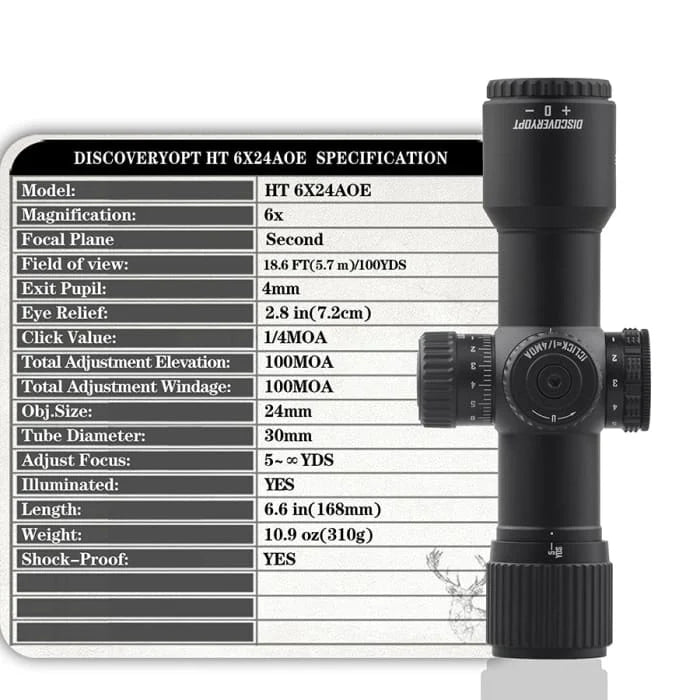 Discovery HT 6X24 AOE IR scope