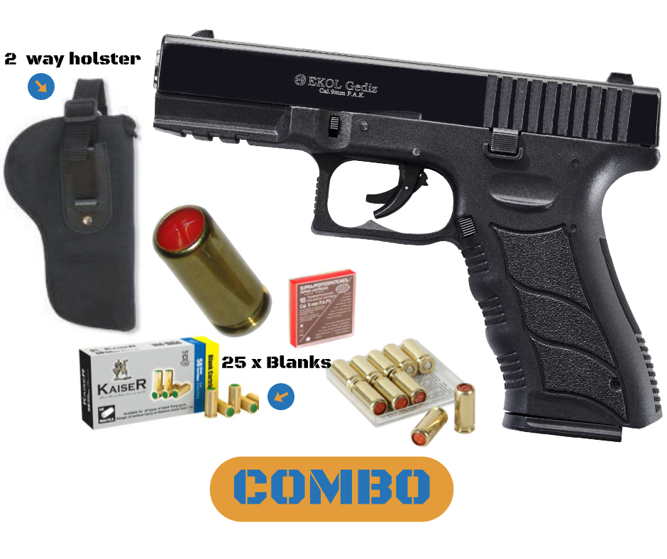 Ekol Gediz Combo (pistol+case+25 Cartridges+holster