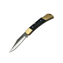 Load image into Gallery viewer, Gortek Rogue Small Lock Back Folder w/Black Pakka Wood Handle
