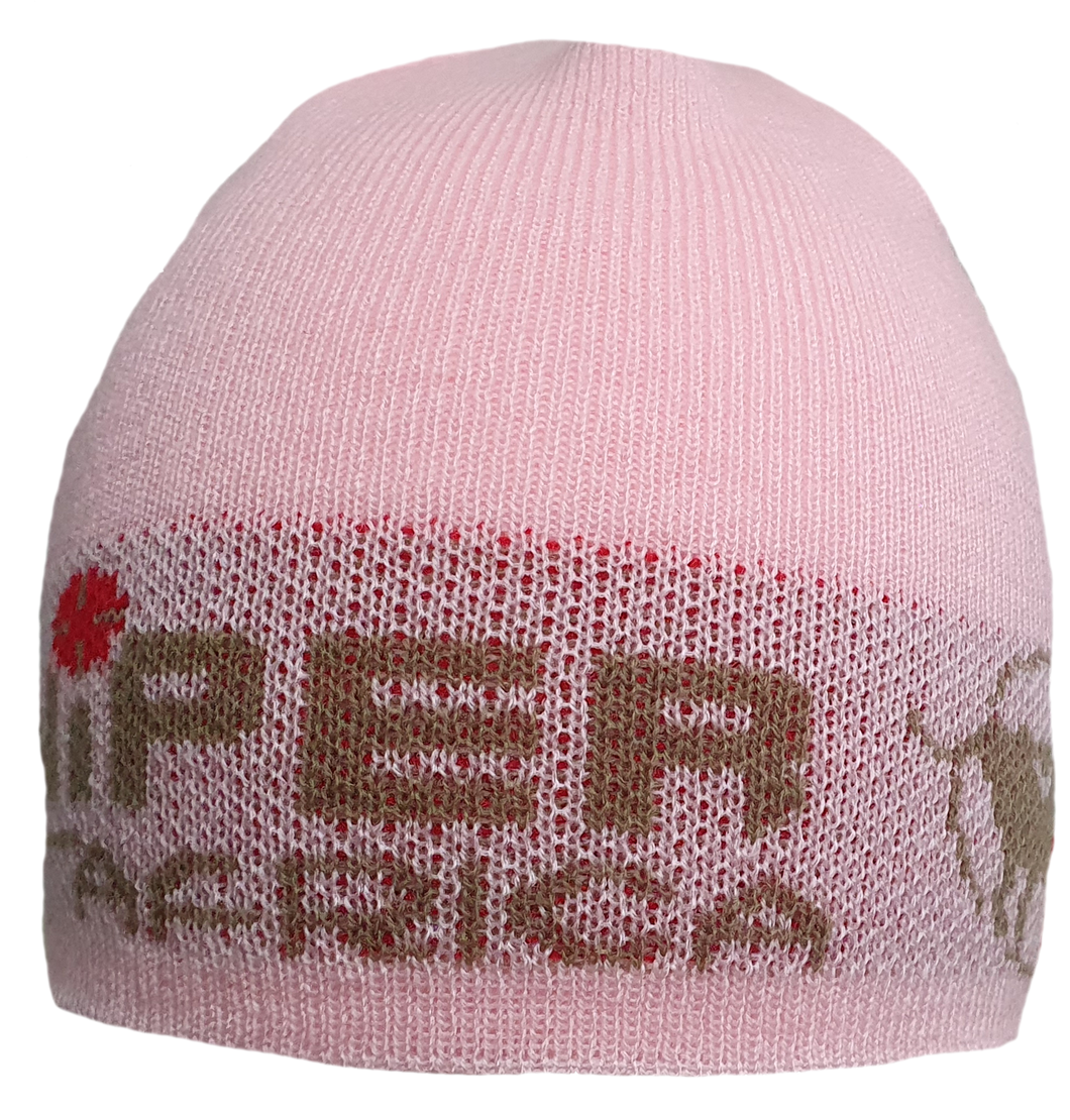 SAFARI/PINK KIDS BEANIE