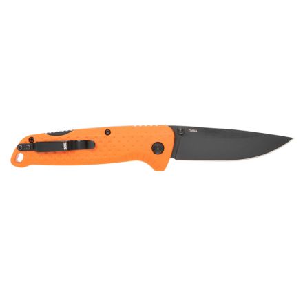 SOG Adventurer LB Blaze Orange w/Black PVD Coating