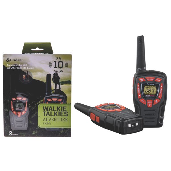 COBRA 2-WAY RADIO 10KM (2pack) AM845