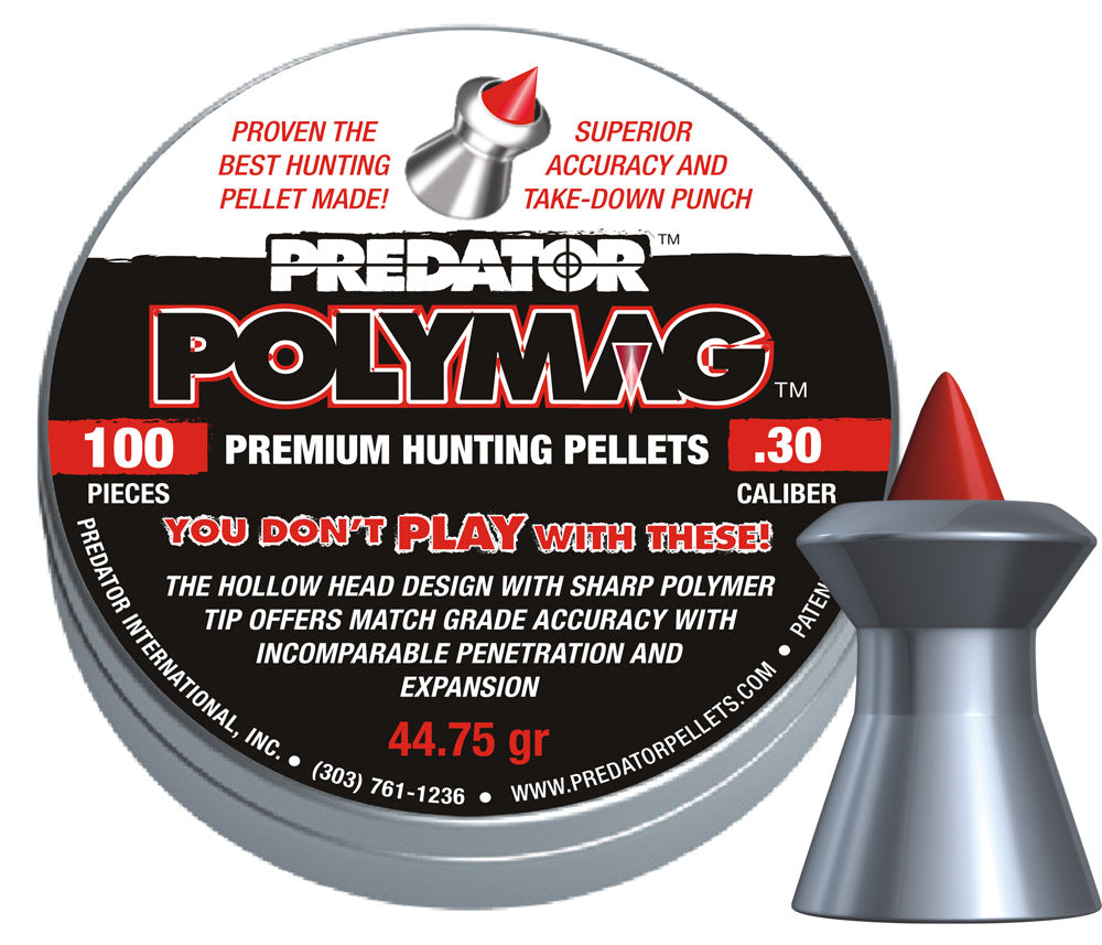 JSB Predator Polymag Pellets .30/7.62 mm - 100 Pieces