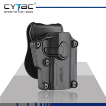 Load image into Gallery viewer, Cytac Mega Fit  LEFT HAND paddle holster w/index release &amp; angle adjustment. UHFS
