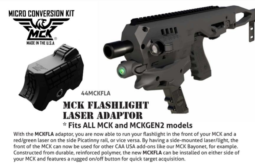 MCK FLASHLIGHT/LASER ADAPTOR