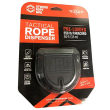 Load image into Gallery viewer, Tactical Rope Dispenser w/50ft Black Tactical Rope
