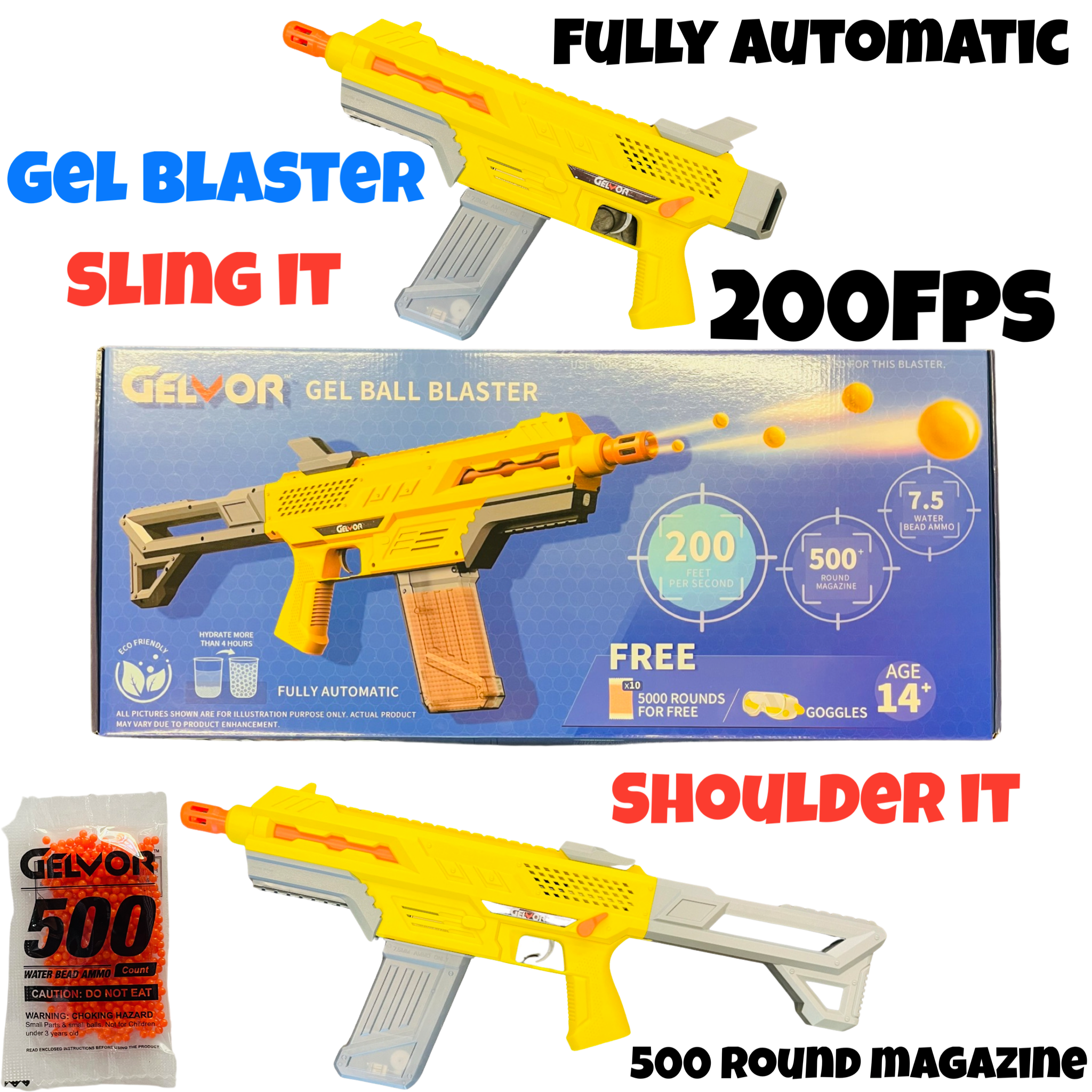 200 ball nerf outlet gun