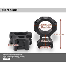 Load image into Gallery viewer, Discovery 30mm scope mounts high picatinny
