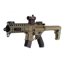 Load image into Gallery viewer, Sig Sauer MPX pellet rifle .177 pcp/co2 with red dot scope
